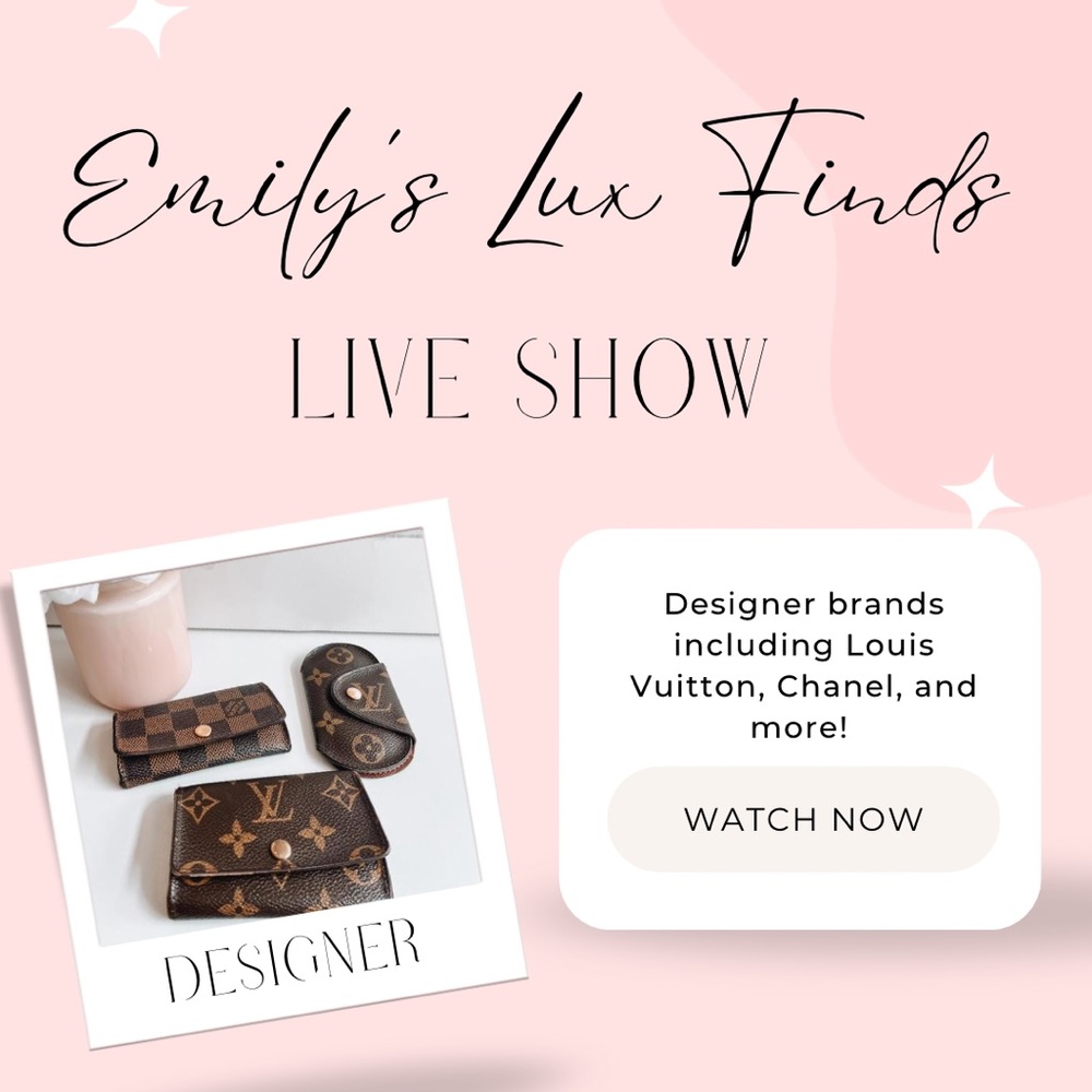 🩷I’M LIVE!🩷 Authentic Designer Items- Low starts, and Low prices!